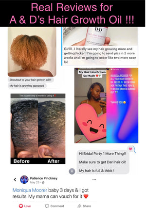 A & D’s Hair Growth Oil